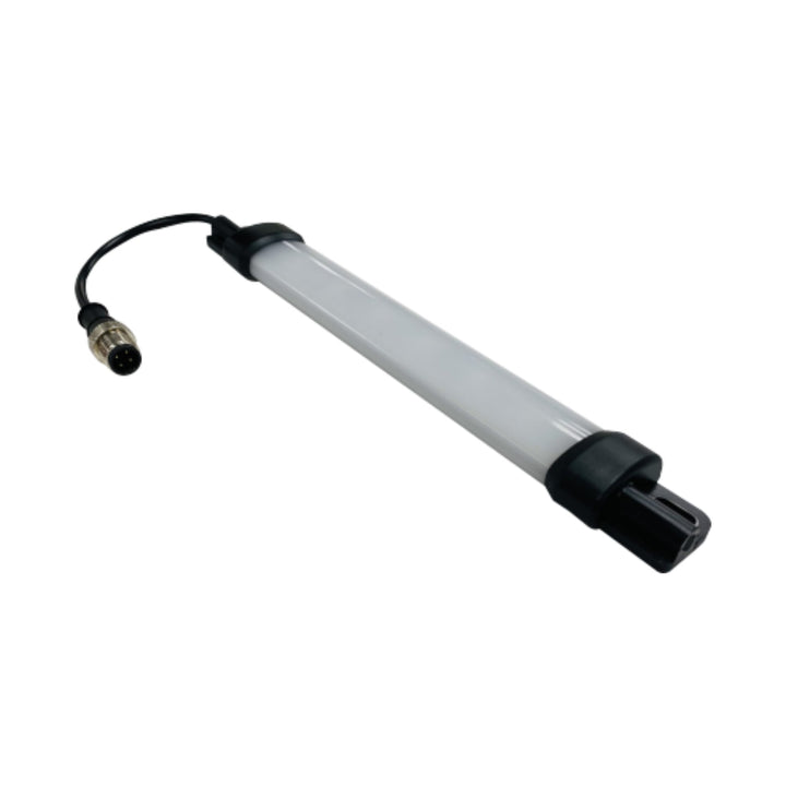 Banner WLS15 compact LED strip light with IP67 aluminum housing for industrial and machine lighting.