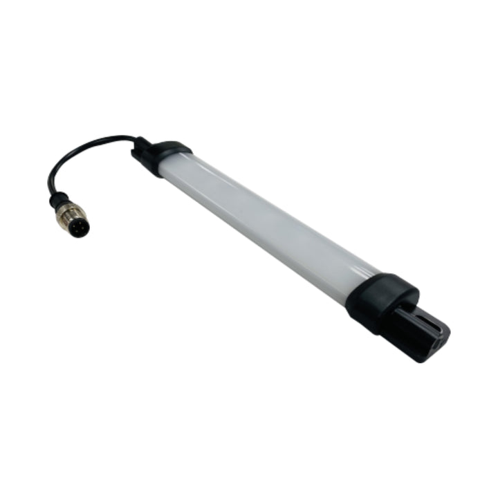 Banner WLS15 compact LED strip light with IP67 aluminum housing for industrial and machine lighting.