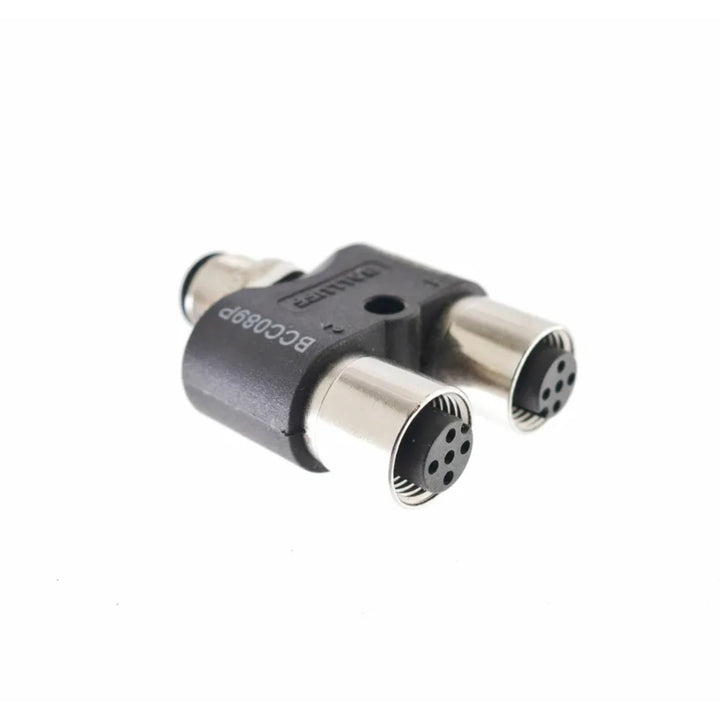 Balluff BCC089P M12 female connector with 4-pin straight cable for industrial sensor and actuator connections.