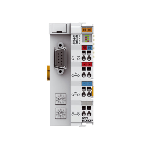 Beckhoff BK3150 PROFIBUS Bus Coupler for seamless integration of Bus Terminals into PROFIBUS networks, ensuring efficient data exchange.