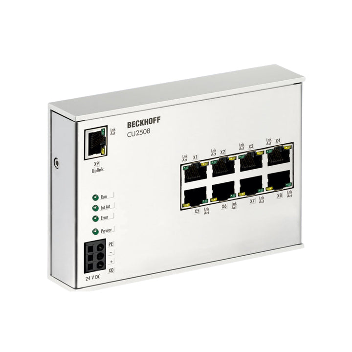 Beckhoff CU2508 8-port EtherCAT switch PCIe card, real-time automation networking