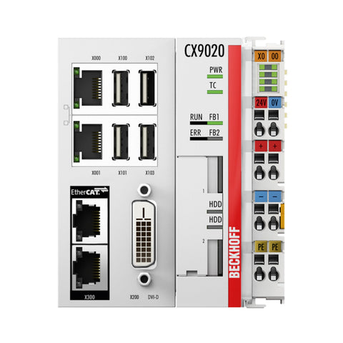 Beckhoff CX9020-0111 embedded PC, ARM Cortex-A8 1 GHz, 512 MB RAM, EtherCAT