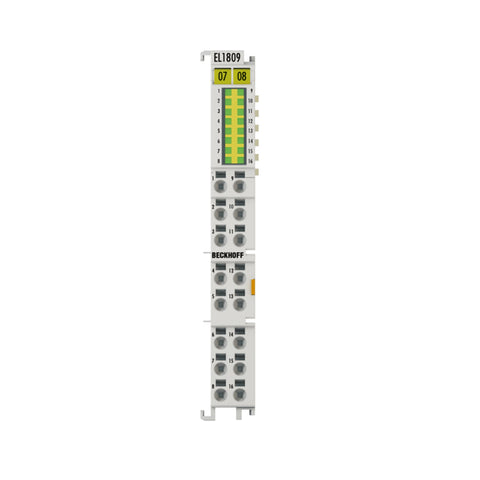 Beckhoff EL1809 16-channel 24V DC digital input terminal for industrial automation, providing reliable and high-speed signal acquisition.