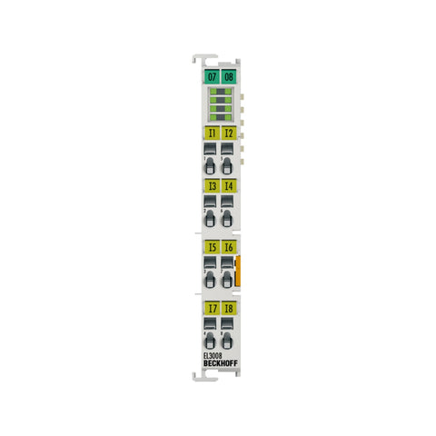 Beckhoff EL3008 8-channel digital input terminal, 24 V DC, for reliable signal detection in automation systems.