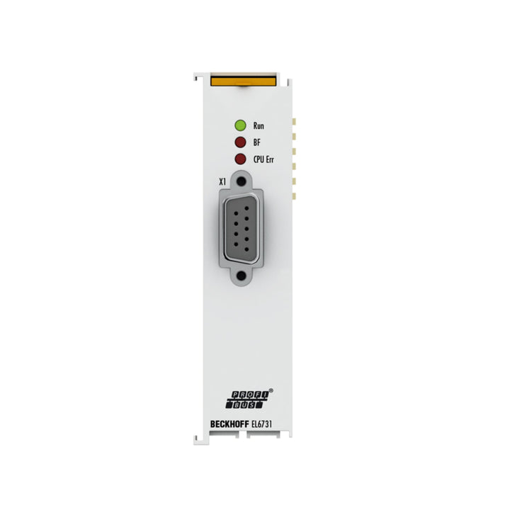 Beckhoff EL6731-0010 PROFIBUS DP Master Terminal for EtherCAT networks, ensuring seamless communication with PROFIBUS field devices.