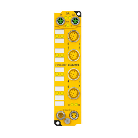 Beckhoff EP1908-0002 EtherCAT Box, 8-channel digital input, 24 V DC, IP67