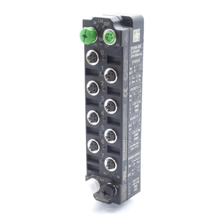Beckhoff EP2308-0001 EtherCAT Box, 8 digital inputs, 24 V DC, IP67 field I/O