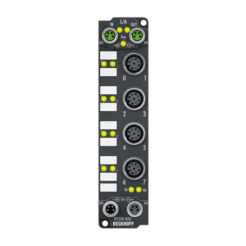 Beckhoff EP2328-0002 EtherCAT Box, 8 digital inputs, 8 digital outputs, IP67