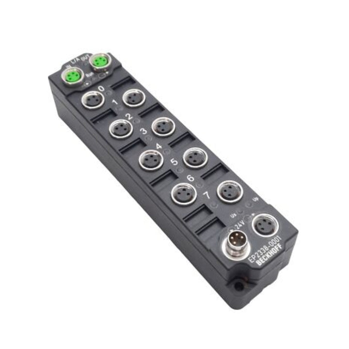 Beckhoff EP2338-0001 EtherCAT Box, 8 digital inputs, 8 digital outputs, IP67