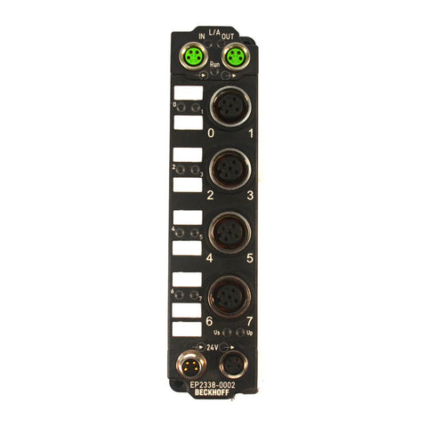 Beckhoff EP2338-0002 EtherCAT Box, 8 digital inputs, 8 digital outputs, 24 V DC, IP67