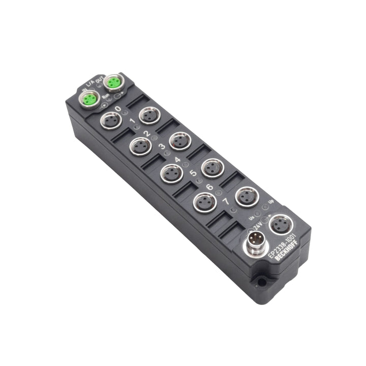 Beckhoff EP2338-1001 EtherCAT Box, 8-channel digital output, 24 V DC, 2 A, IP67