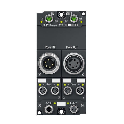 Beckhoff EP9214-0023 EtherCAT Box power distributor, 4-channel, 24 V DC