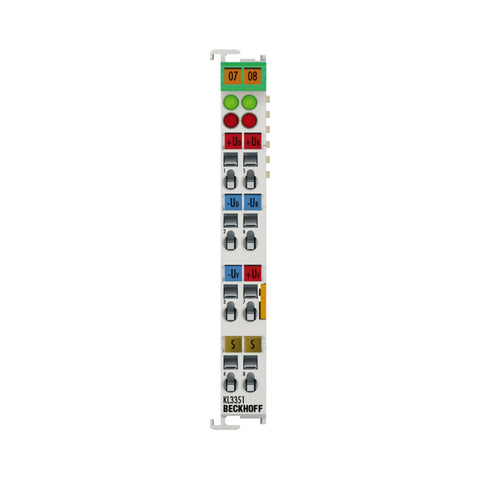 Beckhoff KL3351 1-channel analog input terminal for incremental encoder signals in motion control and automation.