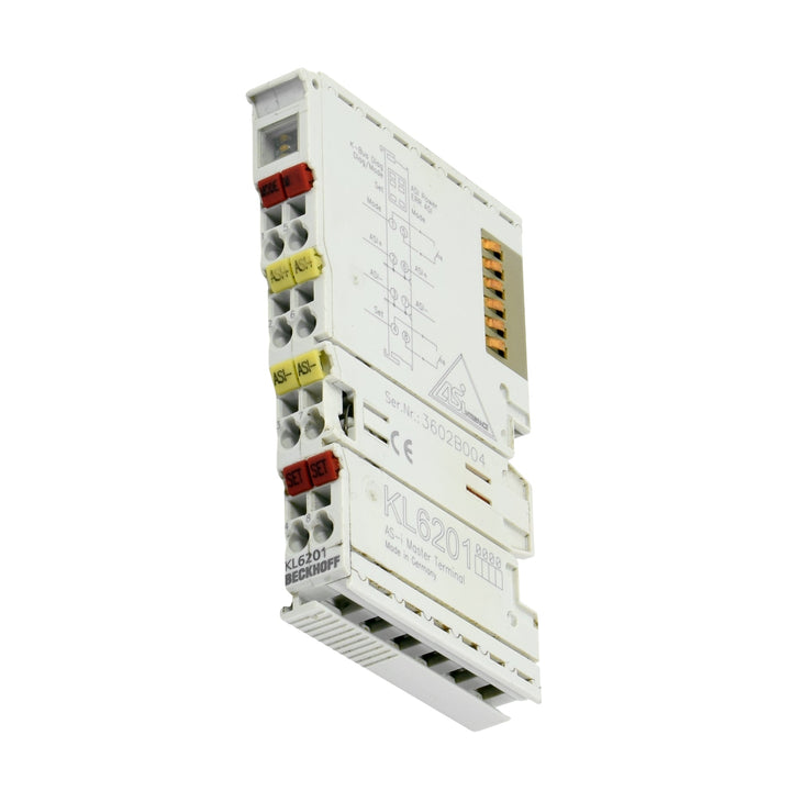 Beckhoff KL6201 PROFIBUS DP slave terminal for connecting Bus Terminal systems with PROFIBUS networks.