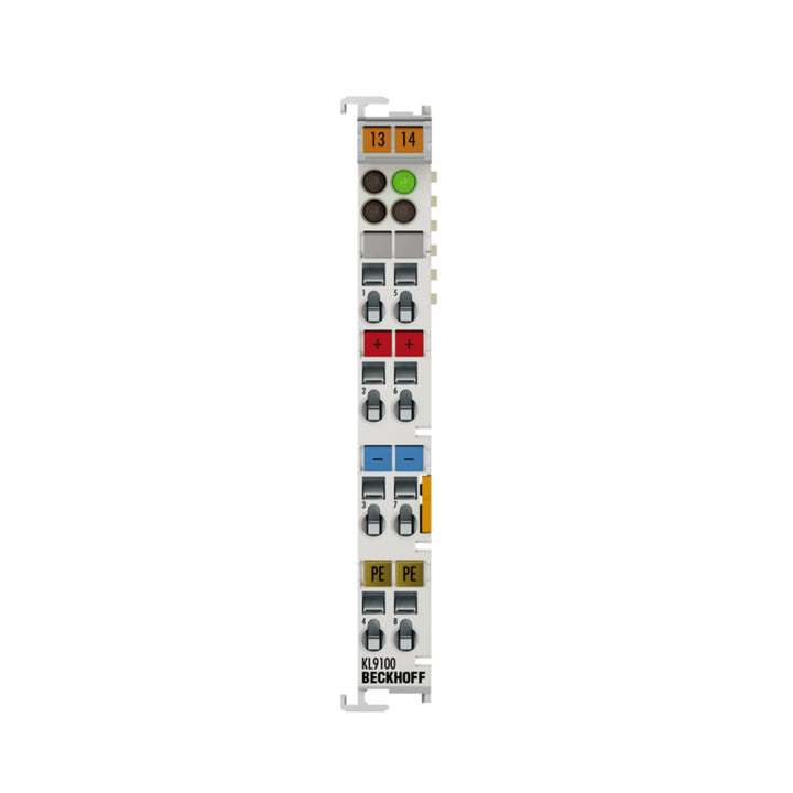 Beckhoff KL9100 Power End Terminal for Beckhoff Bus Terminal systems, ensuring stable voltage supply and reliable operation.