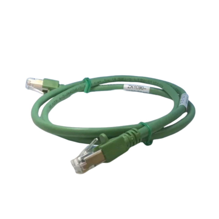 Beckhoff ZK1090-9191-0020 EtherCAT cable, 2 m, M8 connectors, PUR jacket