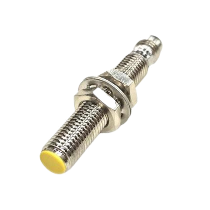 Turck BI2-EG08-AP6X-V1131 M8 flush inductive proximity sensor, 2 mm range, PNP NO output.