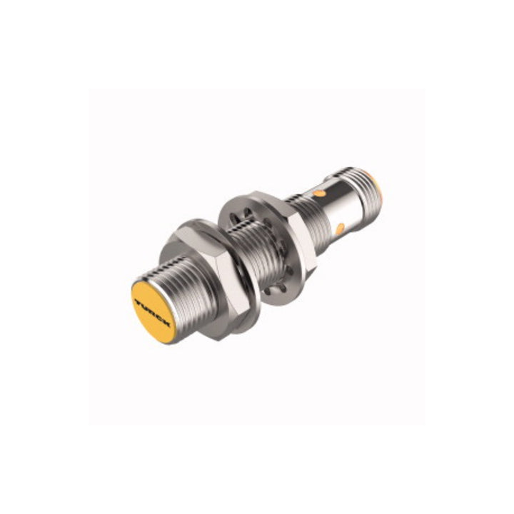Turck BI2-G12-AP6X-H1141 M12 inductive proximity sensor with 2 mm range and PNP output.