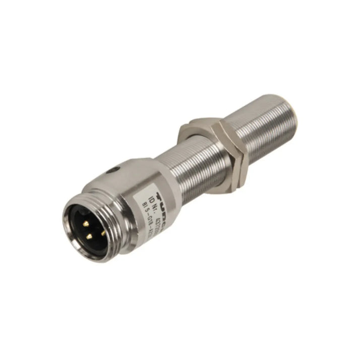 Turck BI5-G18-AZ3X-B1331 M18 inductive proximity sensor with 5 mm range and NC output.