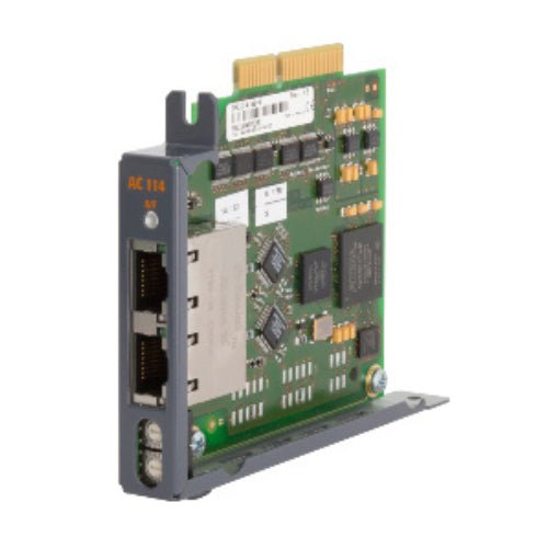 B&R 8AC114.60-2 ACOPOS plug-in module with POWERLINK V2 interface and integrated 2-port hub for enhanced servo drive communication.