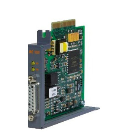 B&amp;R 8AC121.60-1 ACOPOS plug-in module with HIPERFACE interface for encoder feedback in servo motor control systems.