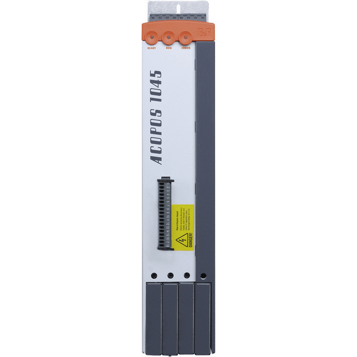 B&R 8V1045.00-2 ACOPOS servo drive, 400V 3-phase input, for precise motion control in industrial automation systems.