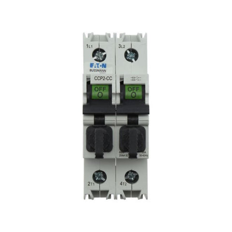 Bussmann CCP2-2-30CC UL98 fusible disconnect, 30 A, 600 V, 2-pole, Class CC