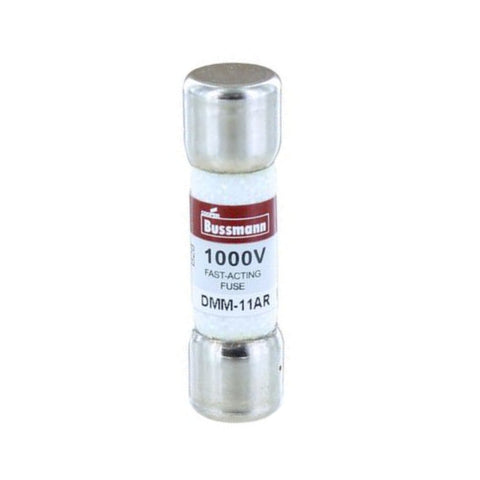 Bussmann DMM-11AR multimeter fuse, 11 A, 1000 V, fast-acting, 37.5 × 10 mm