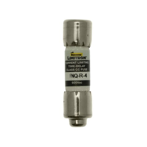 Bussmann FNQ-R-4 Class CC fuse, 4 A, 600 V, time-delay, dual element