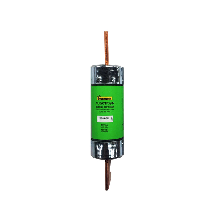 Bussmann FRN-R-200 Class RK5 fuse, 200 A, 250 V AC, dual element, time-delay