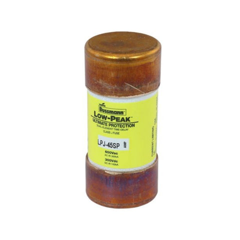 Bussmann LPJ-45SP Class J fuse, 45 A, 600 V, time-delay