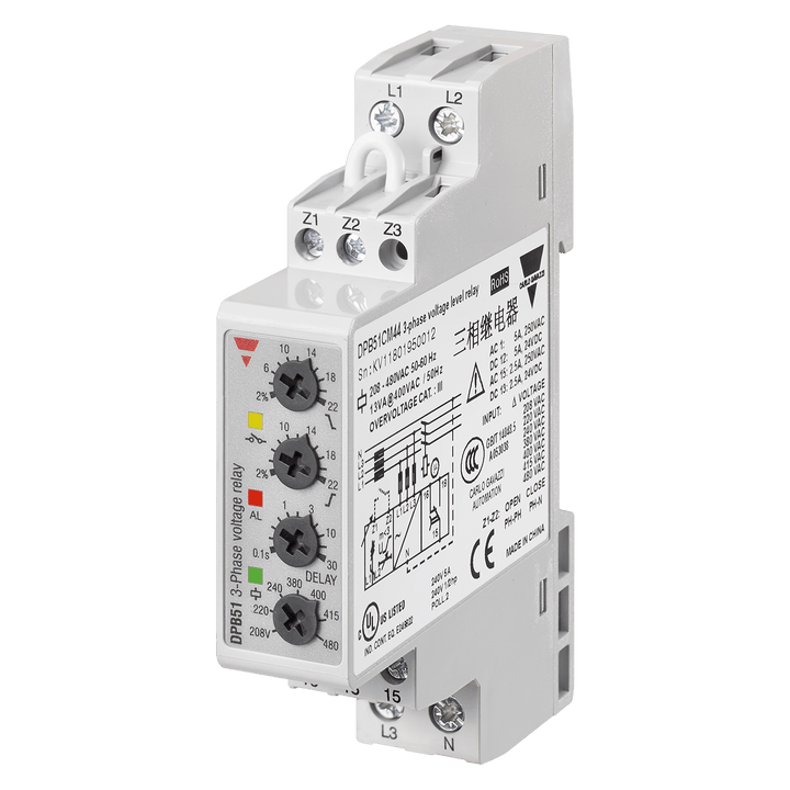 Carlo Gavazzi DPA51CM44 Safety Relay for industrial applications.