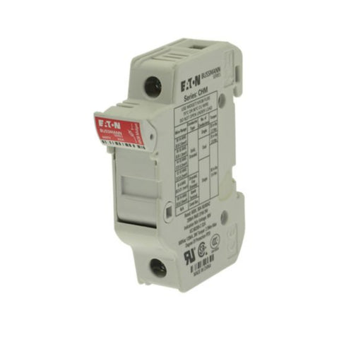 Bussmann CHM1DU fuse holder, 30 A 600 V, 1-pole DIN rail mount, finger-safe IP20