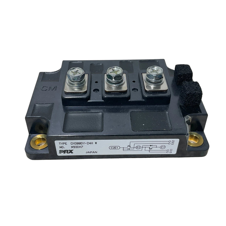 Mitsubishi CM300DY-24H IGBT module, 300 A, 1200 V, dual configuration, chassis mount