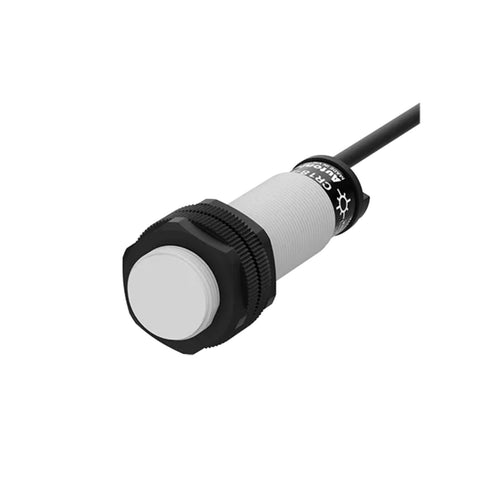 Autonics CR18-8DN2 M18 inductive proximity sensor with 8 mm sensing distance and NPN DC output.