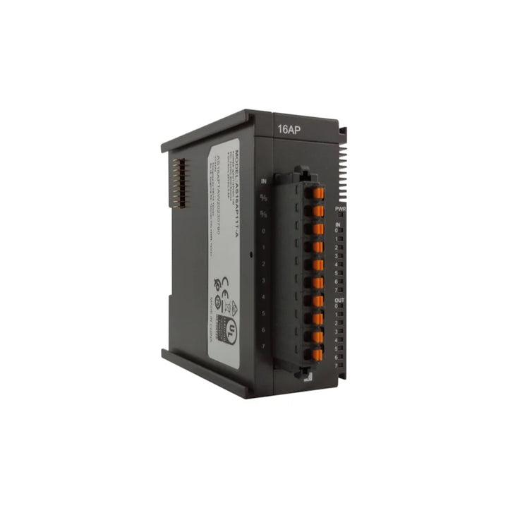 Delta AS16AP11T-A 16-point transistor output module for Delta AS series PLC industrial automation.
