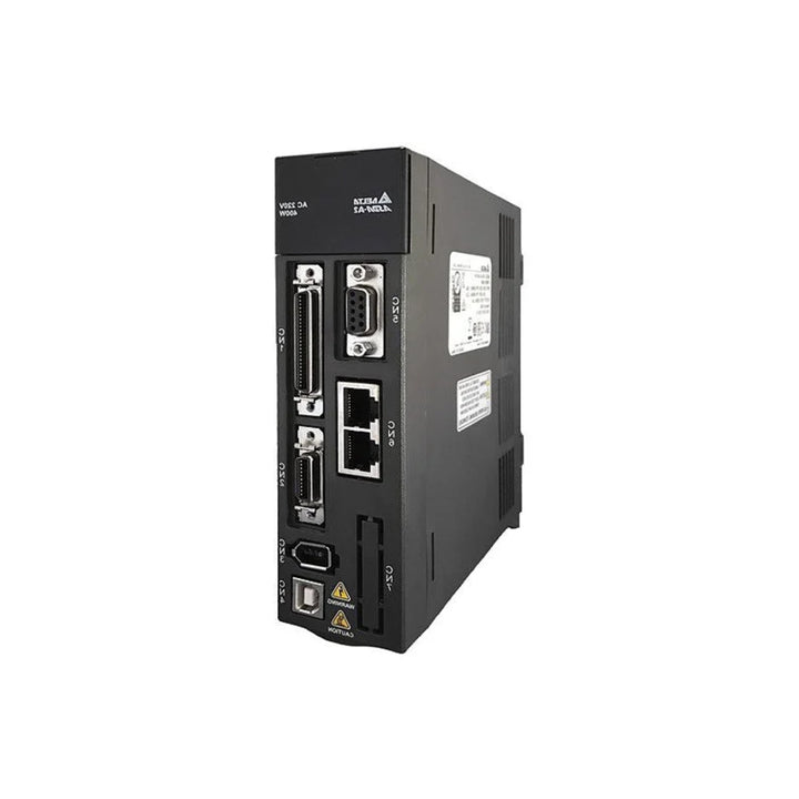 Delta ASD-A2-0421-M Servo Drive known for its high-performance control and robust design, suitable for industrial environments.