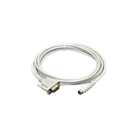 Delta DOP-DVP cable for communication between Delta DOP HMI and DVP PLC in industrial automation systems.