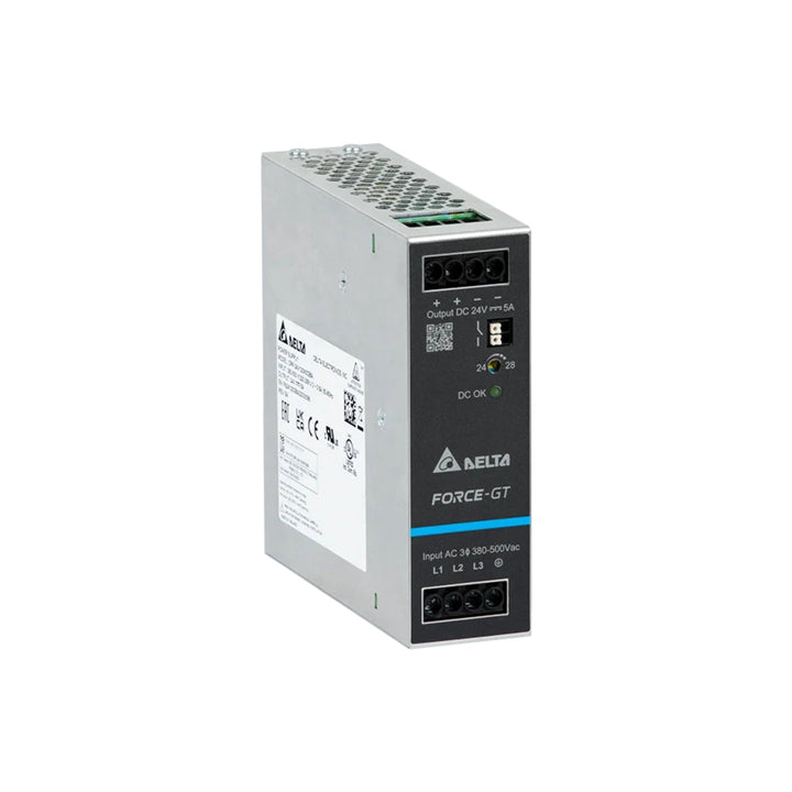 Delta DRF-24V120W3GBA power supply, ideal for reliable industrial applications.