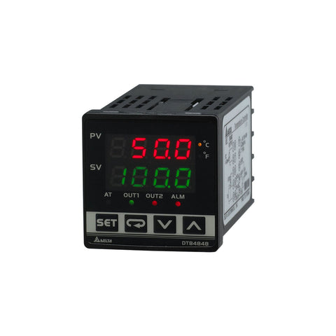 Delta DTB4848RR HMI Panel, a reliable interface for industrial operations with advanced control features.