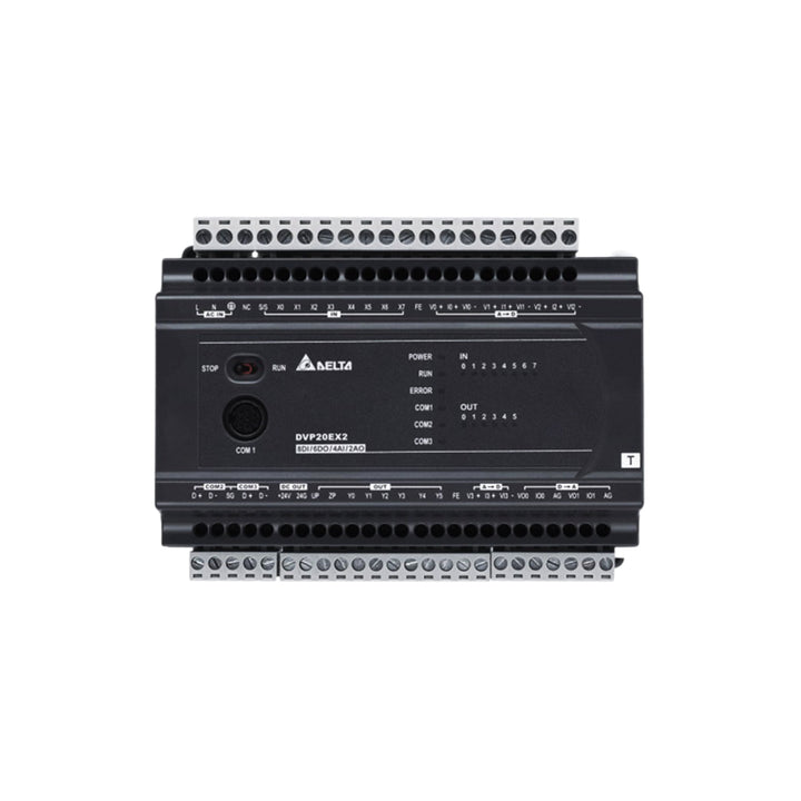 Delta DVP20EX200T PLC Module, ideal for reliable industrial automation and control.