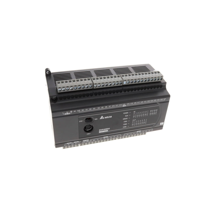 Delta DVP40ES200RE PLC Module, efficient automation control with reliable industrial communication and a robust design.