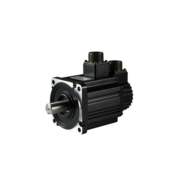 Delta ECMA-J10807RS servo motor, compact and efficient for industrial machinery.