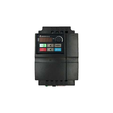 Delta VFD007EL23A VFD ideal for industrial use with high-performance control features.