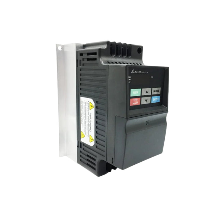 Delta VFD007EL43W industrial drive, compact and reliable for efficient operations.