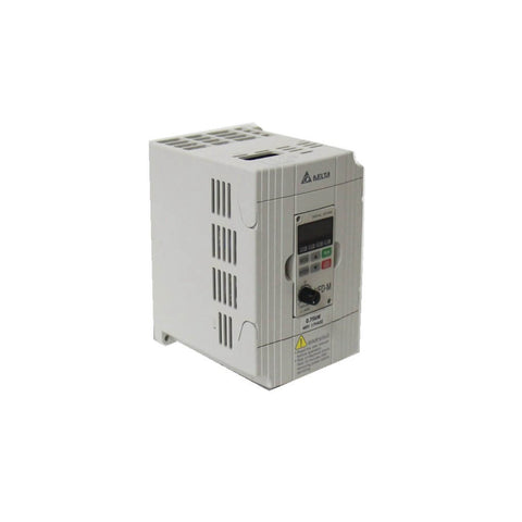 Delta VFD055M43B Variable Frequency Drive, compact and efficient for industrial use.