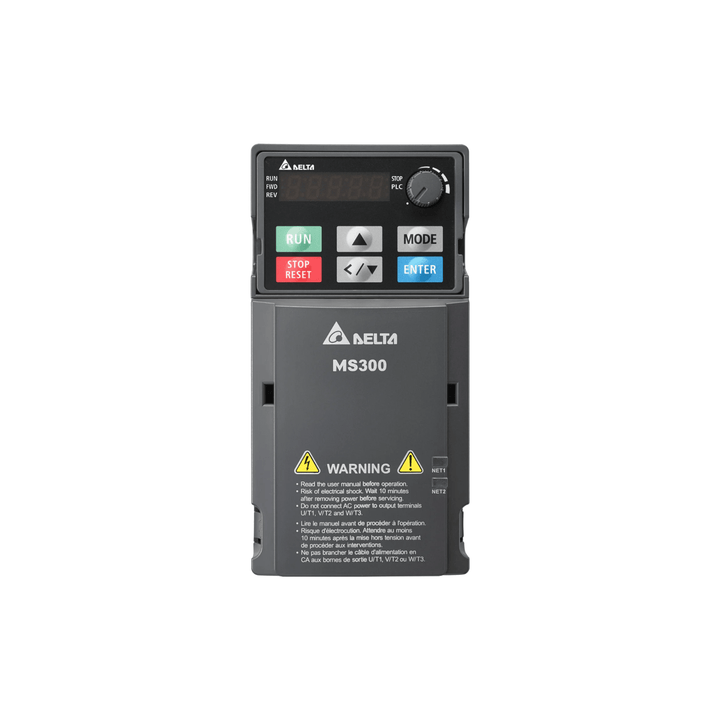Delta VFD2A7MS43AFSAA Servo Drive suitable for dynamic industrial environments with robust design.