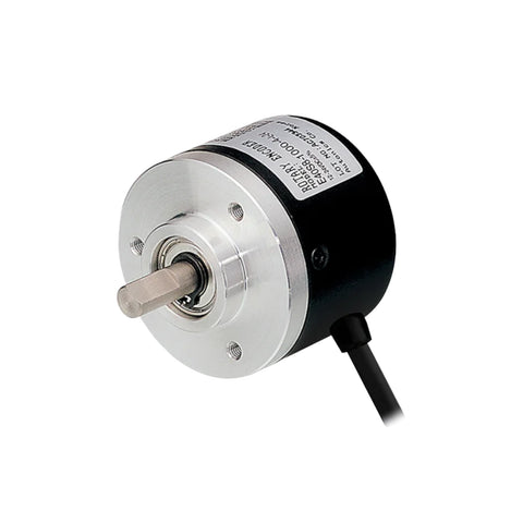 Autonics E40S6-1024-3-T-24 incremental rotary encoder with 1024 PPR and solid 6 mm shaft.