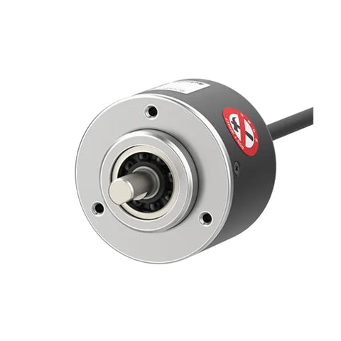 Autonics E50S8-1024-3-T-24 incremental rotary encoder with 8 mm shaft and 1024 PPR resolution.