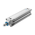 Festo DNC-32-100-PPV-A ISO cylinder, 32 mm bore, 100 mm stroke, double-acting. Part no. 163309, GTIN 4052568133597.